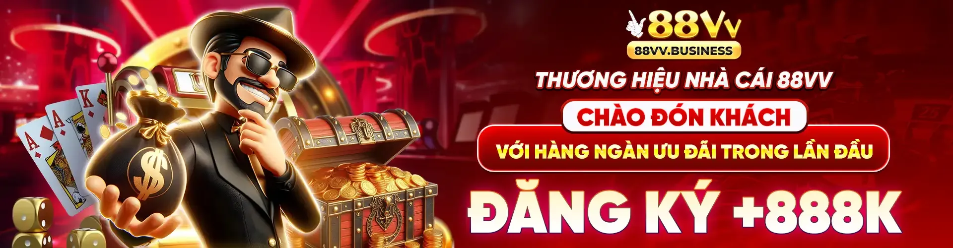 Thương Hiệu Nhà Cái 88VV - Chào Đón Khách Với Hàng Ngàn Ưu Đãi Trong Lần Đầu Đăng Ký +888K