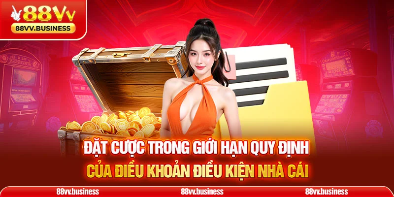 Đặt cược trong giới hạn quy định của điều khoản điều kiện nhà cái