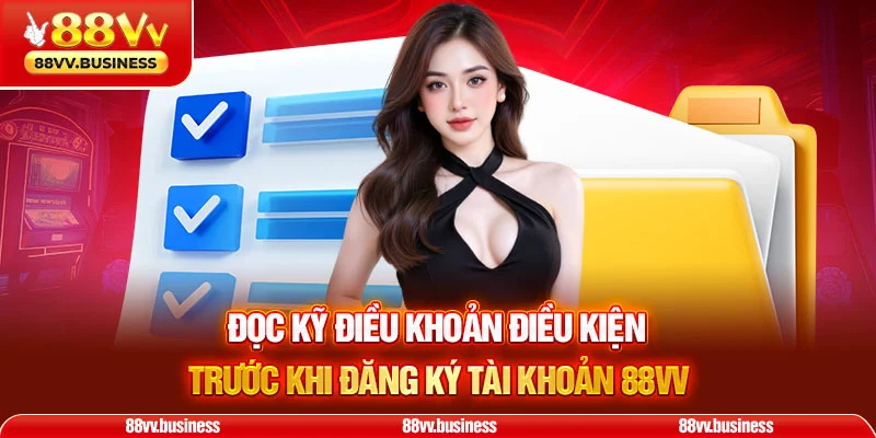 Đọc kỹ điều khoản điều kiện trước khi đăng ký tài khoản 88VV