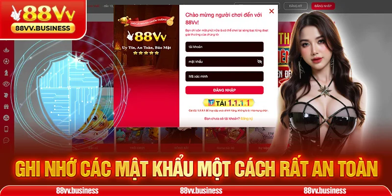 Ghi nhớ các mật khẩu một cách rất an toàn